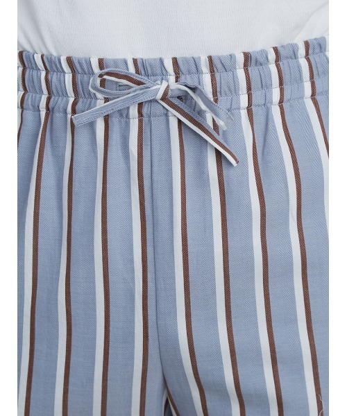 gelato pique（ジェラートピケ）の「【EAMES】【HOMME】リサイクルストライプロングパンツ（ルームウェア/パジャマ・メンズ・イエロー/ブルー・MEDIUM/LARGE）」の7枚目の写真