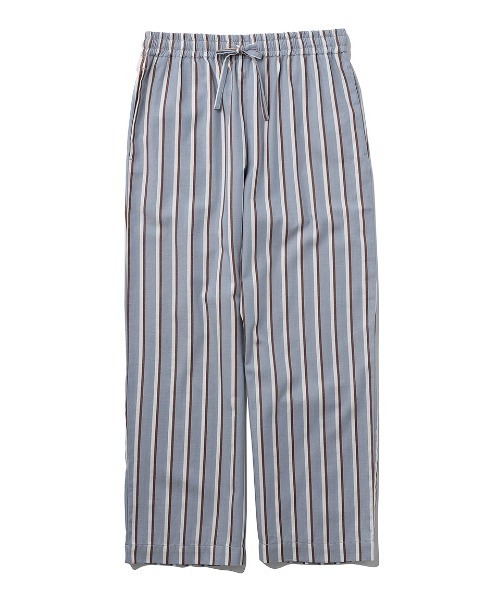 gelato pique（ジェラートピケ）の「【EAMES】【HOMME】リサイクルストライプロングパンツ（ルームウェア/パジャマ・メンズ・イエロー/ブルー・MEDIUM/LARGE）」の21枚目の写真