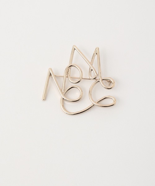 one after another NICE CLAUP（ワンアフターアナザーナイスクラップ）の「ブローチセット半袖ニット（ニット/セーター・レディース・ブラック/ブラウン/レッド/ピンク/アイボリー・FREE）」の17枚目の写真