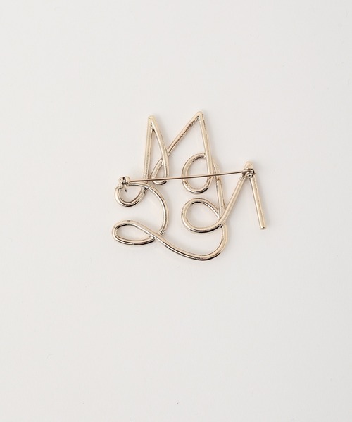 one after another NICE CLAUP（ワンアフターアナザーナイスクラップ）の「ブローチセット半袖ニット（ニット/セーター・レディース・ブラック/ブラウン/レッド/ピンク/アイボリー・FREE）」の11枚目の写真