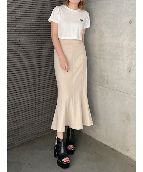 ENVYM（アンビー）の「レースアップマーメイドＳＫ（スカート・レディース・ブラック/ベージュ・FREE）」の16枚目の写真