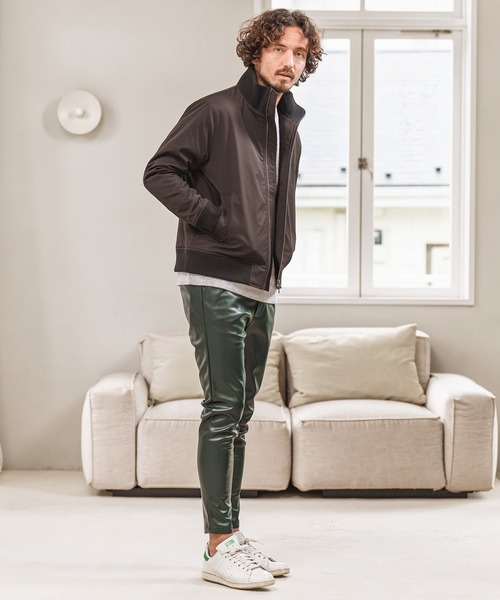 Magine（マージン）の「mj8743- THINSULATE STAND COLLAR MA-1 ジャケット（MA-1・メンズ・ブラック/オリーブ/ベージュ・48/46/44）」の21枚目の写真