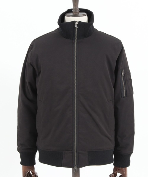 Magine（マージン）の「mj8743- THINSULATE STAND COLLAR MA-1 ジャケット（MA-1・メンズ・ブラック/オリーブ/ベージュ・48/46/44）」の9枚目の写真