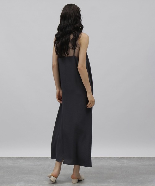 LAKOLE（ラコレ）の「クレープキャミワンピース[セットアップ対応] / 353988（ワンピース・レディース・サンドグレー/スモーク/ライトブラウン・SMALL/MEDIUM）」の10枚目の写真