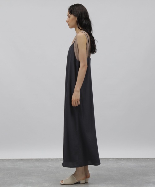 LAKOLE（ラコレ）の「クレープキャミワンピース[セットアップ対応] / 353988（ワンピース・レディース・サンドグレー/スモーク/ライトブラウン・SMALL/MEDIUM）」の22枚目の写真