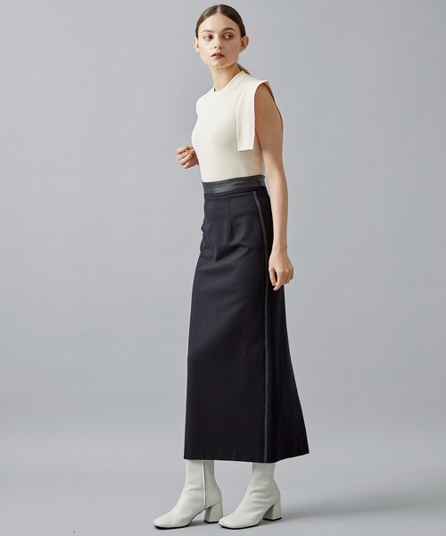 CLANE/クラネ】SQUARE SLEEVE KNIT TOPS/スクエアスリーブニット