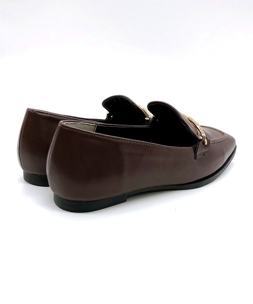 Noubel Voug Relax（ヌーベルヴォーグリラックス）の「ゴールドビットローファー（ローファー・レディース・ホワイト/ブラック/ダークブラウン・S/M/L/LL/3L）」の8枚目の写真