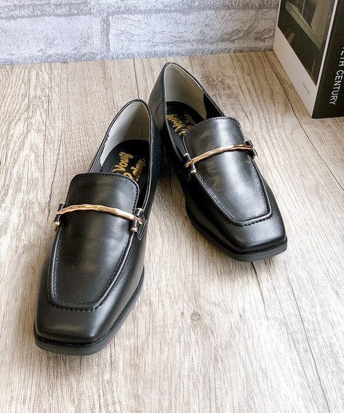 Noubel Voug Relax（ヌーベルヴォーグリラックス）の「ゴールドビットローファー（ローファー・レディース・ホワイト/ブラック/ダークブラウン・S/M/L/LL/3L）」の14枚目の写真