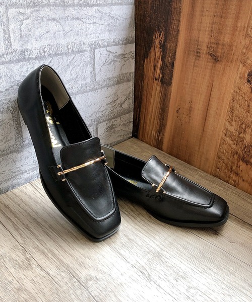 Noubel Voug Relax（ヌーベルヴォーグリラックス）の「ゴールドビットローファー（ローファー・レディース・ホワイト/ブラック/ダークブラウン・S/M/L/LL/3L）」の15枚目の写真