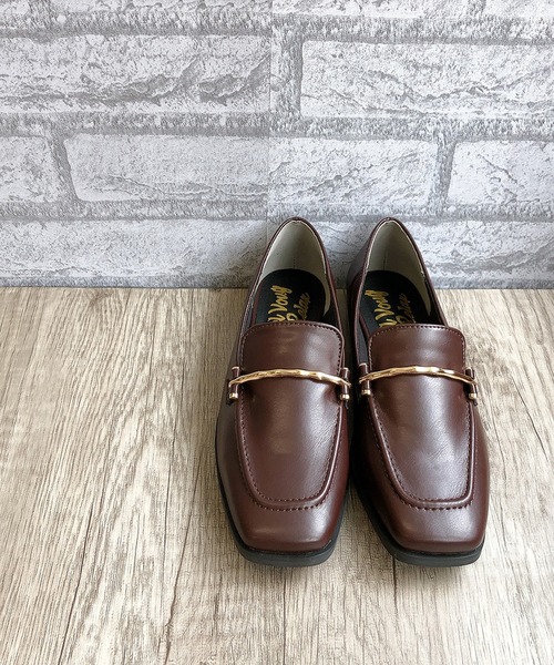 Noubel Voug Relax（ヌーベルヴォーグリラックス）の「ゴールドビットローファー（ローファー・レディース・ホワイト/ブラック/ダークブラウン・S/M/L/LL/3L）」の16枚目の写真