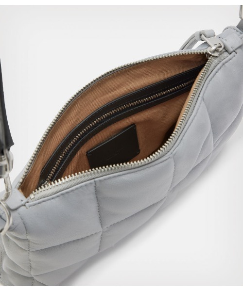 ALLSAINTS EVE レザー キルト クロスボディ ショルダー バッグ ALLSAINTS（オールセインツ）の「EVE LEATHER QUILTED CROSSBODY