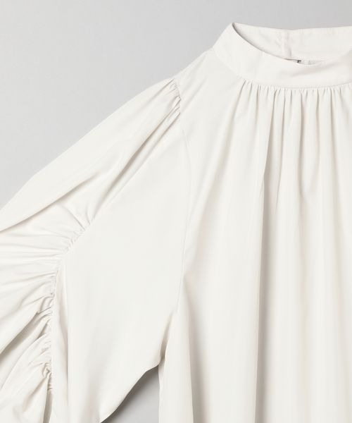 JEANASIS（ジーナシス）の「ボリュームスリーブハイネックブラウス/157644（シャツ/ブラウス・レディース・ホワイト/レッド系その他/スミクロ・FREE）」の14枚目の写真
