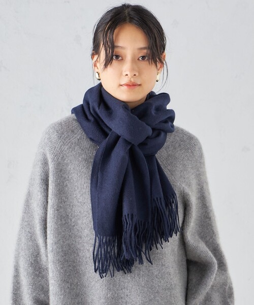 sugar　カシミヤストール 50＊165 カシミヤ縮織 スパンコール＆ラメ入 トライアングル