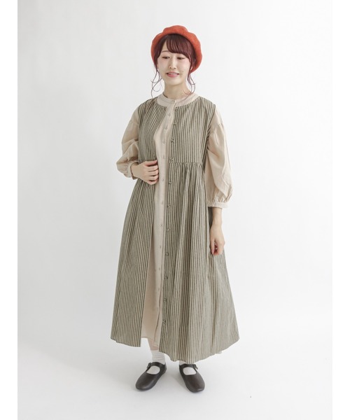 Samansa Mos2（サマンサ モスモス）の「杢バスクベレー帽（ハンチング/ベレー帽・レディース・ブラック/オレンジ/モカ・ﾌﾘ-）」の11枚目の写真