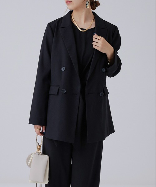ダブルブレストテーラードジャケット