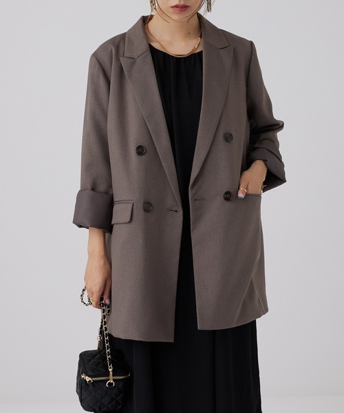 ダブルブレストテーラードジャケット