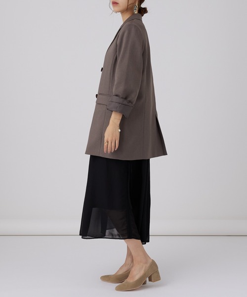 ダブルブレストテーラードジャケット