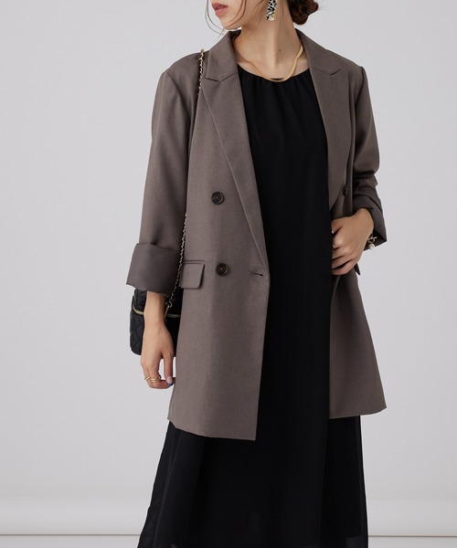 ダブルブレストテーラードジャケット