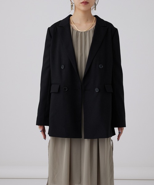 ダブルブレストテーラードジャケット