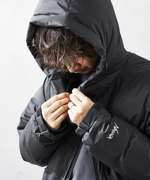 NANGA(ナンガ)の「【NANGA / ナンガ】AURORA DOWN JACKET(ダウンジャケット/コート・メンズ・ブラック/ネイビー/オリーブ/キャメル・MEDIUM/LARGE/X-LARGE)」の8枚目の写真