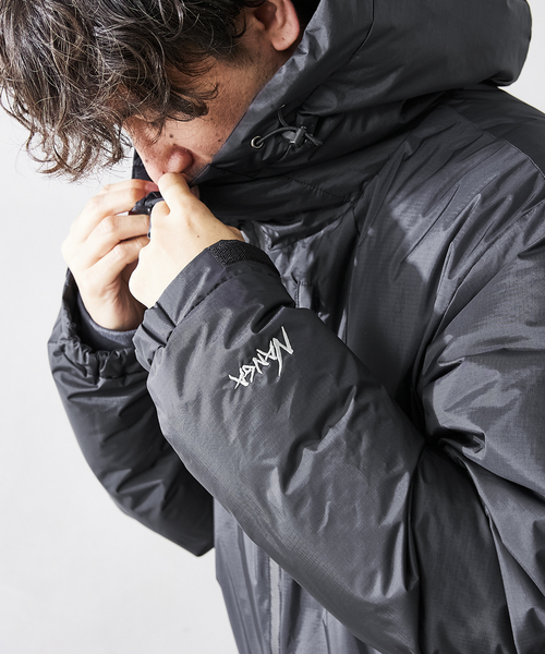 NANGA(ナンガ)の「【NANGA / ナンガ】AURORA DOWN JACKET(ダウンジャケット/コート・メンズ・ブラック/ネイビー/オリーブ/キャメル・MEDIUM/LARGE/X-LARGE)」の9枚目の写真