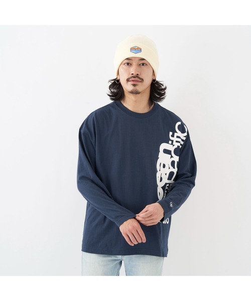 Ocean Pacific(オーシャンパシフィック)の「Ocean Pacific/オーシャンパシフィック Tシャツ 長袖 シャツ フロントビッグロゴ トップス ロンT(Tシャツ/カットソー・レディース・ヘザーグレー/ブラック/ネイビー/ホワイト/ピンク・L/M/XL)」の4枚目の写真
