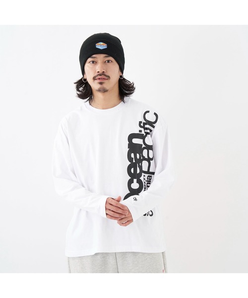 Ocean Pacific(オーシャンパシフィック)の「Ocean Pacific/オーシャンパシフィック Tシャツ 長袖 シャツ フロントビッグロゴ トップス ロンT(Tシャツ/カットソー・レディース・ヘザーグレー/ブラック/ネイビー/ホワイト/ピンク・L/M/XL)」の2枚目の写真