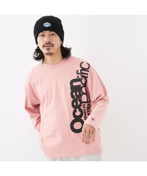 Ocean Pacific(オーシャンパシフィック)の「Ocean Pacific/オーシャンパシフィック Tシャツ 長袖 シャツ フロントビッグロゴ トップス ロンT(Tシャツ/カットソー・レディース・ヘザーグレー/ブラック/ネイビー/ホワイト/ピンク・L/M/XL)」の5枚目の写真