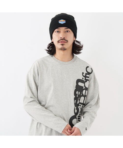 Ocean Pacific(オーシャンパシフィック)の「Ocean Pacific/オーシャンパシフィック Tシャツ 長袖 シャツ フロントビッグロゴ トップス ロンT(Tシャツ/カットソー・レディース・ヘザーグレー/ブラック/ネイビー/ホワイト/ピンク・L/M/XL)」の1枚目の写真