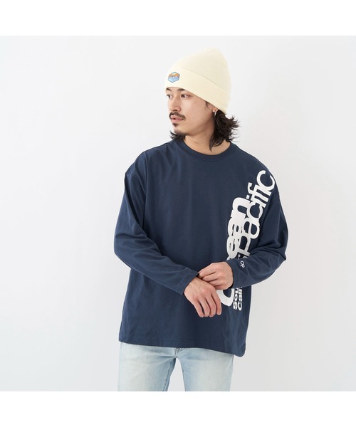Ocean Pacific(オーシャンパシフィック)の「Ocean Pacific/オーシャンパシフィック Tシャツ 長袖 シャツ フロントビッグロゴ トップス ロンT(Tシャツ/カットソー・レディース・ヘザーグレー/ブラック/ネイビー/ホワイト/ピンク・L/M/XL)」の10枚目の写真