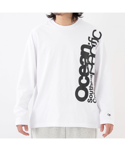 Ocean Pacific(オーシャンパシフィック)の「Ocean Pacific/オーシャンパシフィック Tシャツ 長袖 シャツ フロントビッグロゴ トップス ロンT(Tシャツ/カットソー・レディース・ヘザーグレー/ブラック/ネイビー/ホワイト/ピンク・L/M/XL)」の18枚目の写真