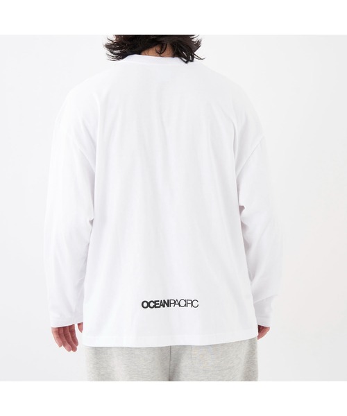 Ocean Pacific(オーシャンパシフィック)の「Ocean Pacific/オーシャンパシフィック Tシャツ 長袖 シャツ フロントビッグロゴ トップス ロンT(Tシャツ/カットソー・レディース・ヘザーグレー/ブラック/ネイビー/ホワイト/ピンク・L/M/XL)」の20枚目の写真