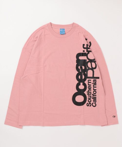 Ocean Pacific(オーシャンパシフィック)の「Ocean Pacific/オーシャンパシフィック Tシャツ 長袖 シャツ フロントビッグロゴ トップス ロンT(Tシャツ/カットソー・レディース・ヘザーグレー/ブラック/ネイビー/ホワイト/ピンク・L/M/XL)」の8枚目の写真