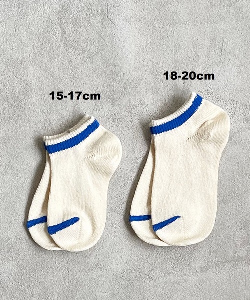 MARKEY'S(マーキーズ)の「3Pセット/ヒールアップラインソックス(15-17cm/18-20cm)(ソックス/靴下・キッズ・マルチ・18-20cm/15-17cm)」の3枚目の写真
