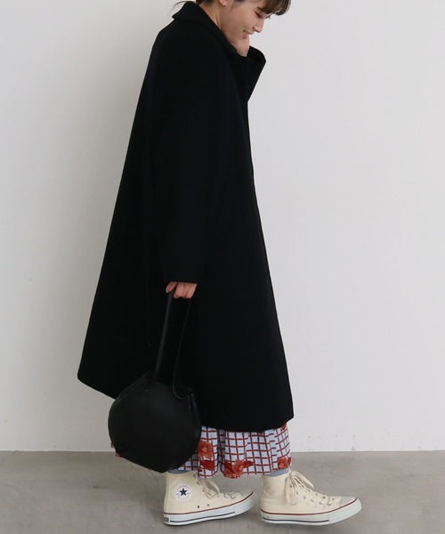 bulle de savon（ビュルデサボン）の「Super100　ステンコート（ステンカラーコート・レディース・ベージュ/マスタード/ブラック・FREE）」の17枚目の写真