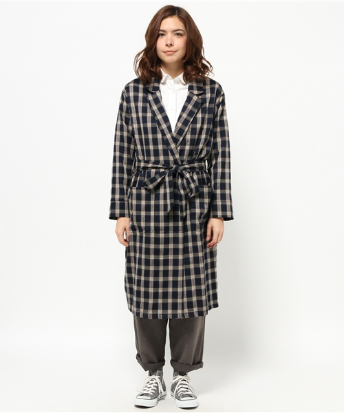 Kastane（カスタネ）の「【Kastane】テーラーガウン（その他アウター・レディース・ネイビー・FREE）」の2枚目の写真