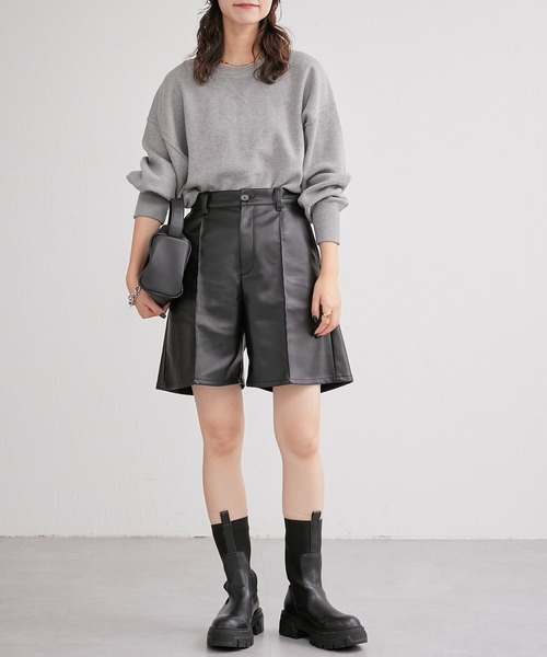 CIAOPANIC TYPY（チャオパニックティピー）の「ピンタックショートパンツ（その他パンツ・レディース・ブラック/ベージュ/ブラウン・ONE SIZE）」の9枚目の写真