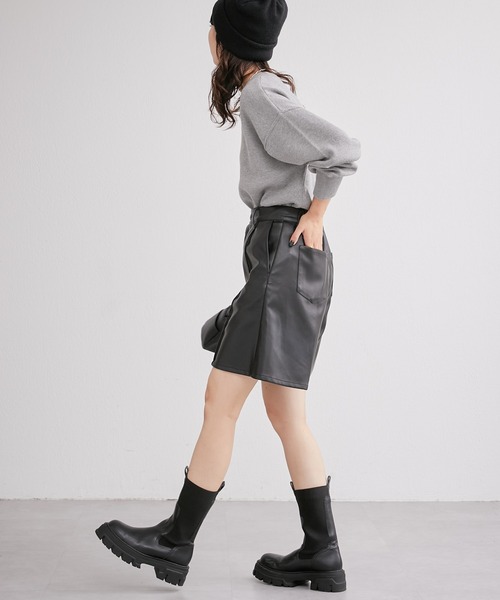 CIAOPANIC TYPY（チャオパニックティピー）の「ピンタックショートパンツ（その他パンツ・レディース・ブラック/ベージュ/ブラウン・ONE SIZE）」の12枚目の写真