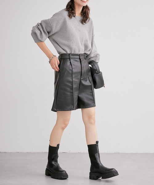 CIAOPANIC TYPY（チャオパニックティピー）の「ピンタックショートパンツ（その他パンツ・レディース・ブラック/ベージュ/ブラウン・ONE SIZE）」の14枚目の写真