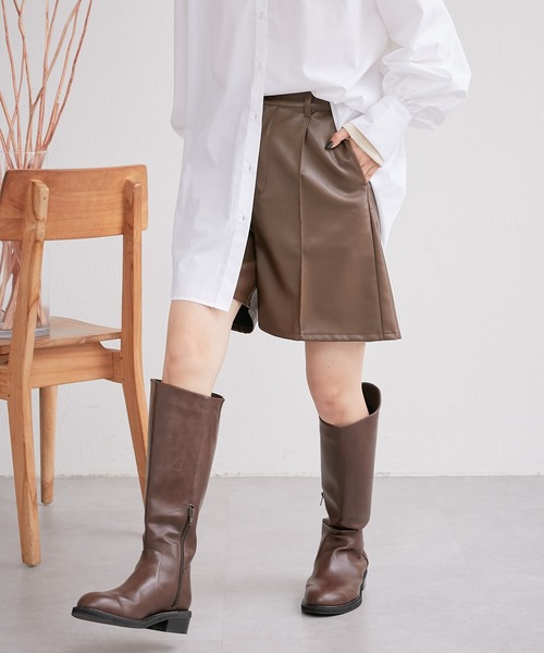 CIAOPANIC TYPY（チャオパニックティピー）の「ピンタックショートパンツ（その他パンツ・レディース・ブラック/ベージュ/ブラウン・ONE SIZE）」の18枚目の写真