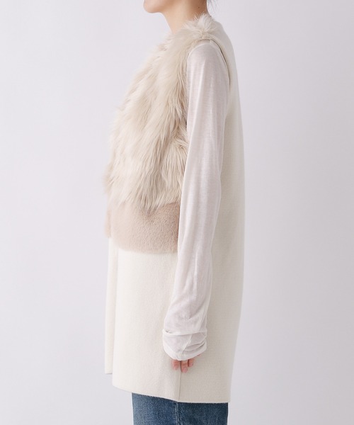 ADAWAS - ADAWAS アダワズ　エコファーベスト ADAWAS（アダワズ）の「ADAWAS / ECO FUR VEST（ベスト）」 - WEAR