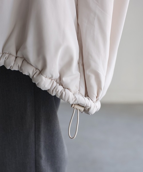 Riberry（リベリー）の「中綿モンスターパーカー（ダウンジャケット/コート・レディース・ブラック/オフホワイト/カーキ・MEDIUM/LARGE）」の10枚目の写真