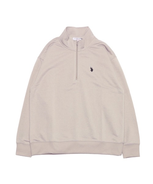 U.S. POLO ASSN.(ユーエスポロアッスン)の「U.S. POLO ASSN. / ユーエスポロアッスン 別注 コラボ オーバーサイズ ハーフジップ 裏毛 スウェット トレーナー(スウェット・メンズ・ブルー系その他/ホワイト系その他2/ブラック系その他2/グレー系その他2/グレー系その他3/グレー系その他4/グリーン系その他2/ブルー系その他2/ホワイト系その他/ブラック系その他/グレー系その他/グリーン系その他・MEDIUM/LARGE/X-LARGE)」の20枚目の写真