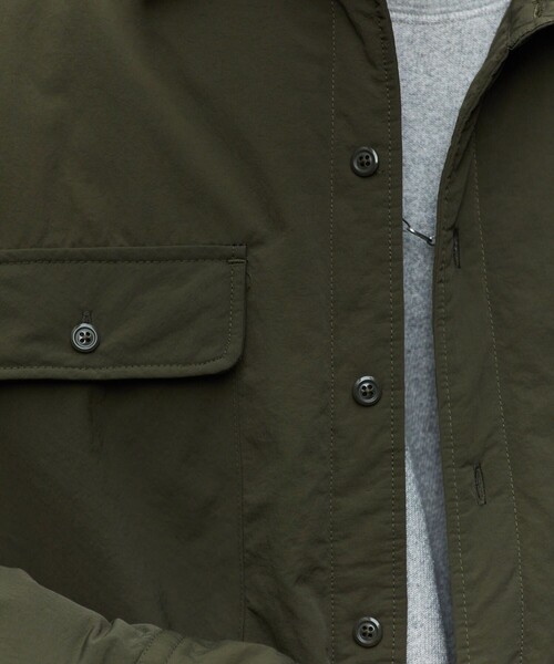 HINSON（ヒンソン）の「HINSON/ヒンソン 中綿 キルトシャツブルゾン（ブルゾン・メンズ・ブラック/チャコール/モスグリーン・MEDIUM/LARGE）」の17枚目の写真