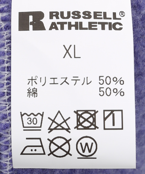 B.C STOCK(ベーセーストック)の「【RUSSELL ATHLETIC / ラッセル アスレティック】pigment sweat(Tシャツ/カットソー・メンズ・パープル/グレー/ブルー系その他・X-LARGE)」の11枚目の写真
