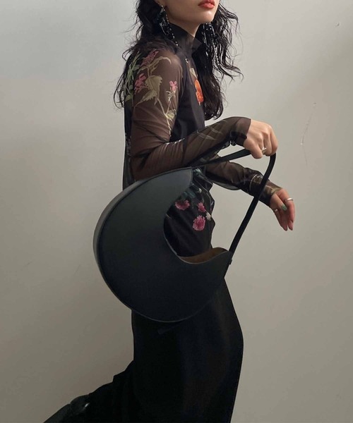 Ameri（アメリ）の「UND 2WAY ROUND BAG（ハンドバッグ・レディース・ブラック/ブラウン/クリーム・FREE）」の6枚目の写真