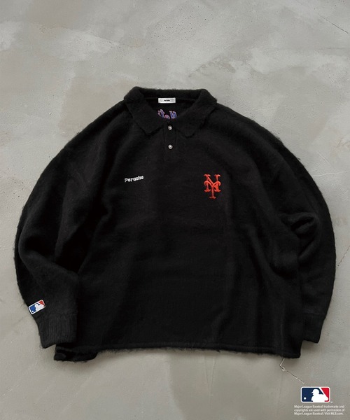 Perushu(ペルーシュ)の「Perushu × MLB コラボポロニット(ニット/セーター・メンズ・A/B/C/D・SMALL/MEDIUM/LARGE)」の2枚目の写真