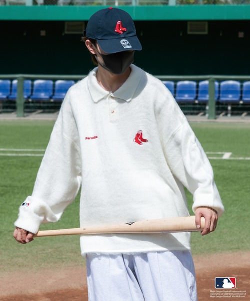 Perushu(ペルーシュ)の「Perushu × MLB コラボポロニット(ニット/セーター・メンズ・A/B/C/D・SMALL/MEDIUM/LARGE)」の7枚目の写真