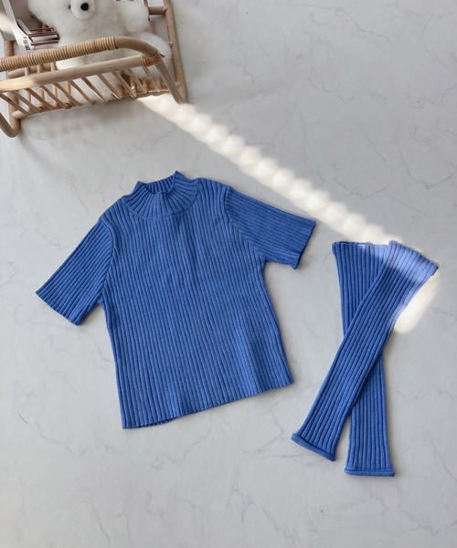 AS KNOW AS plus（アズノゥアズプラス）の「♪アームウォーマー 付きニット（ニット/セーター・レディース・ブラック/ベージュ/ブルー・FREE）」の21枚目の写真