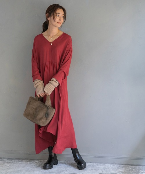 セール ブランド古着 長袖ワンピース ワンピース Lepsim レプシィム のファッション通販 Zozoused